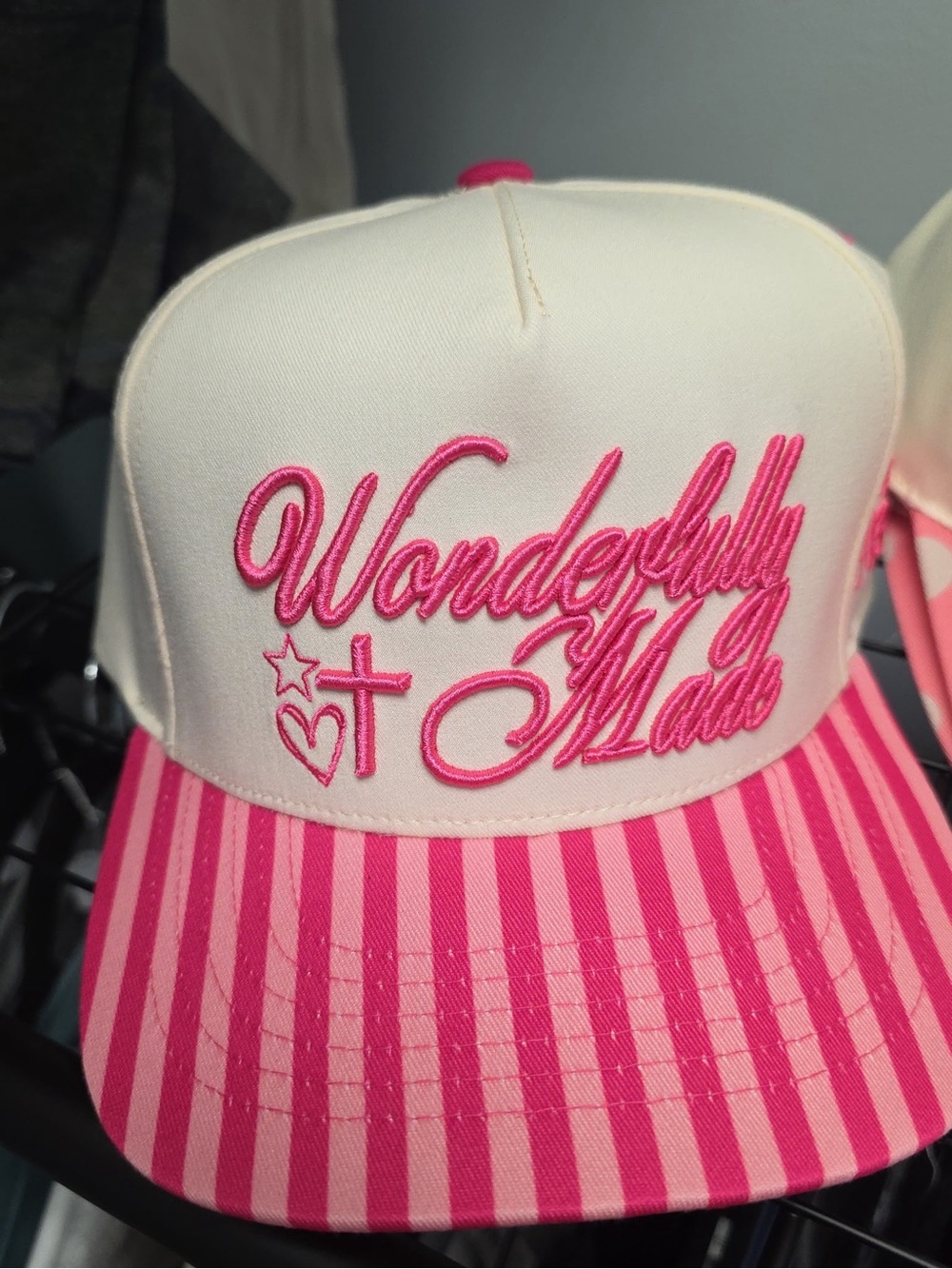 Pink & White Women's Trucker Hat